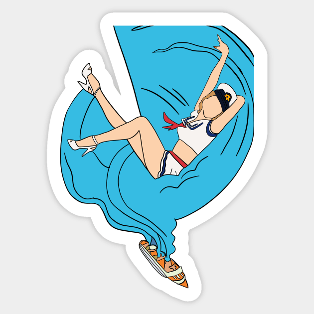 Anything Goes Sticker by byebyesally